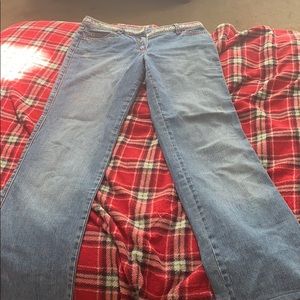 Escada brand light wash jeans